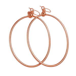 Rectangular Copper Earrings