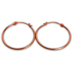 Round Copper Earrings