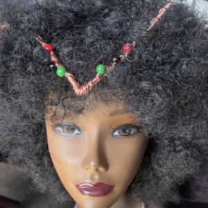 Red, Black & Green Hairpiece